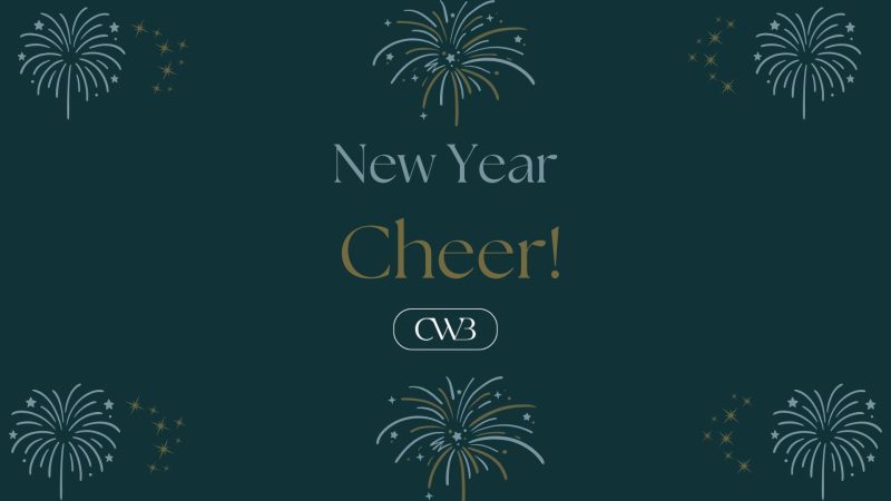 New Year CHEER! banner